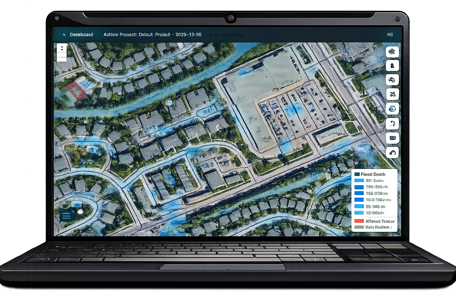 GeoSafe Flood Simulation Preview